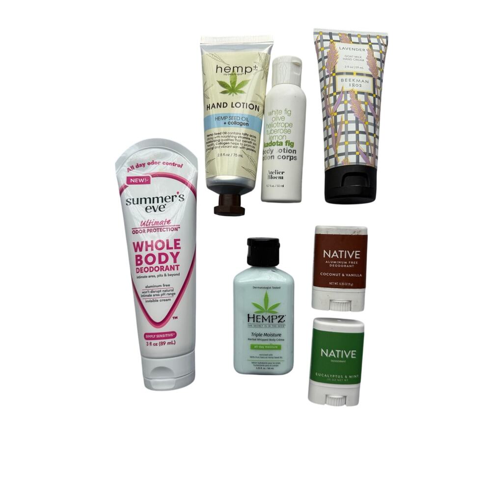 Body Care Bundle Native Deodorant Hempz Beekman Self Care Set